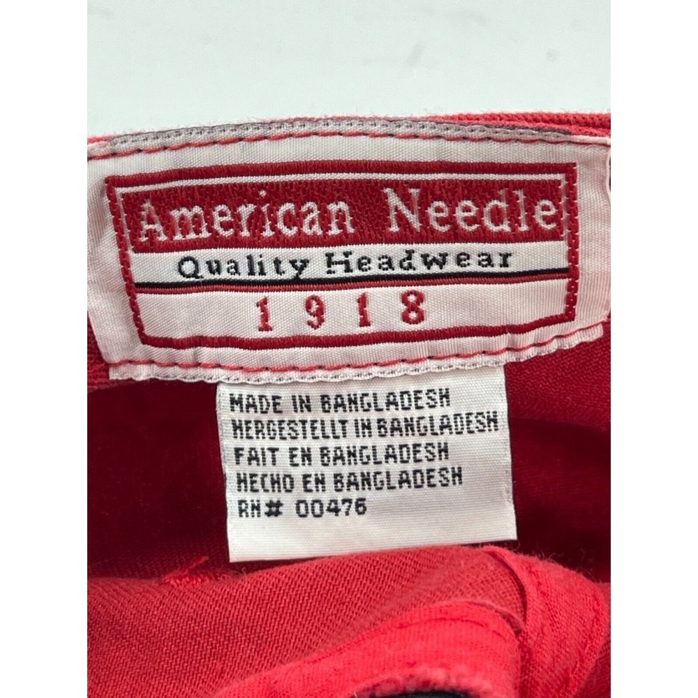 American Needle 1918 Red Blue Philadelphia Phillies MLB Strap Back Hat Ball Cap - Picture 6 of 9